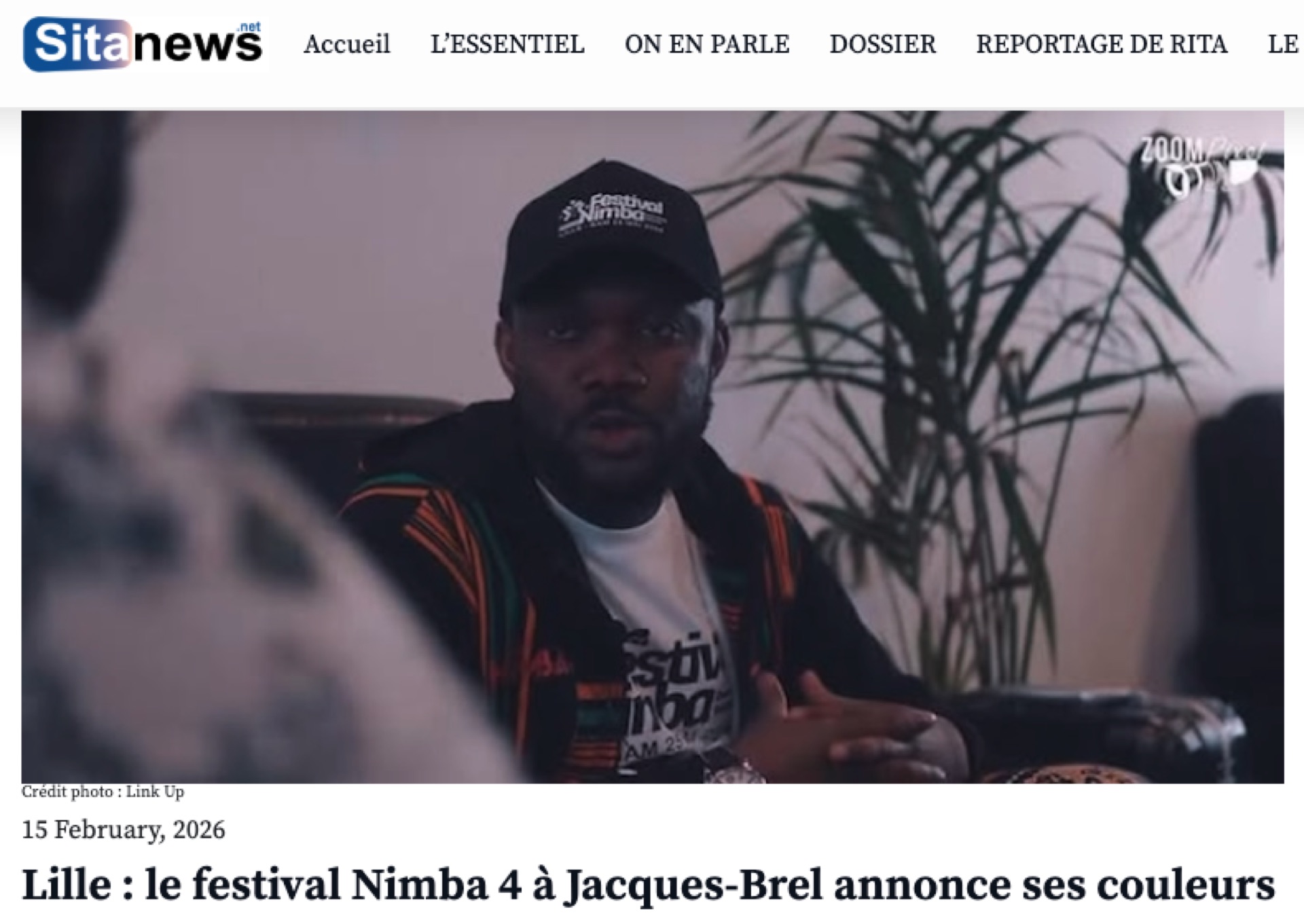 La presse en parle — Festival Nimba